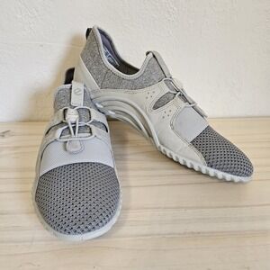 Ecco Men's Gray Vibration 1.0 Mesh Shoes Sneaker Toggle Fastening 41 Sz 10